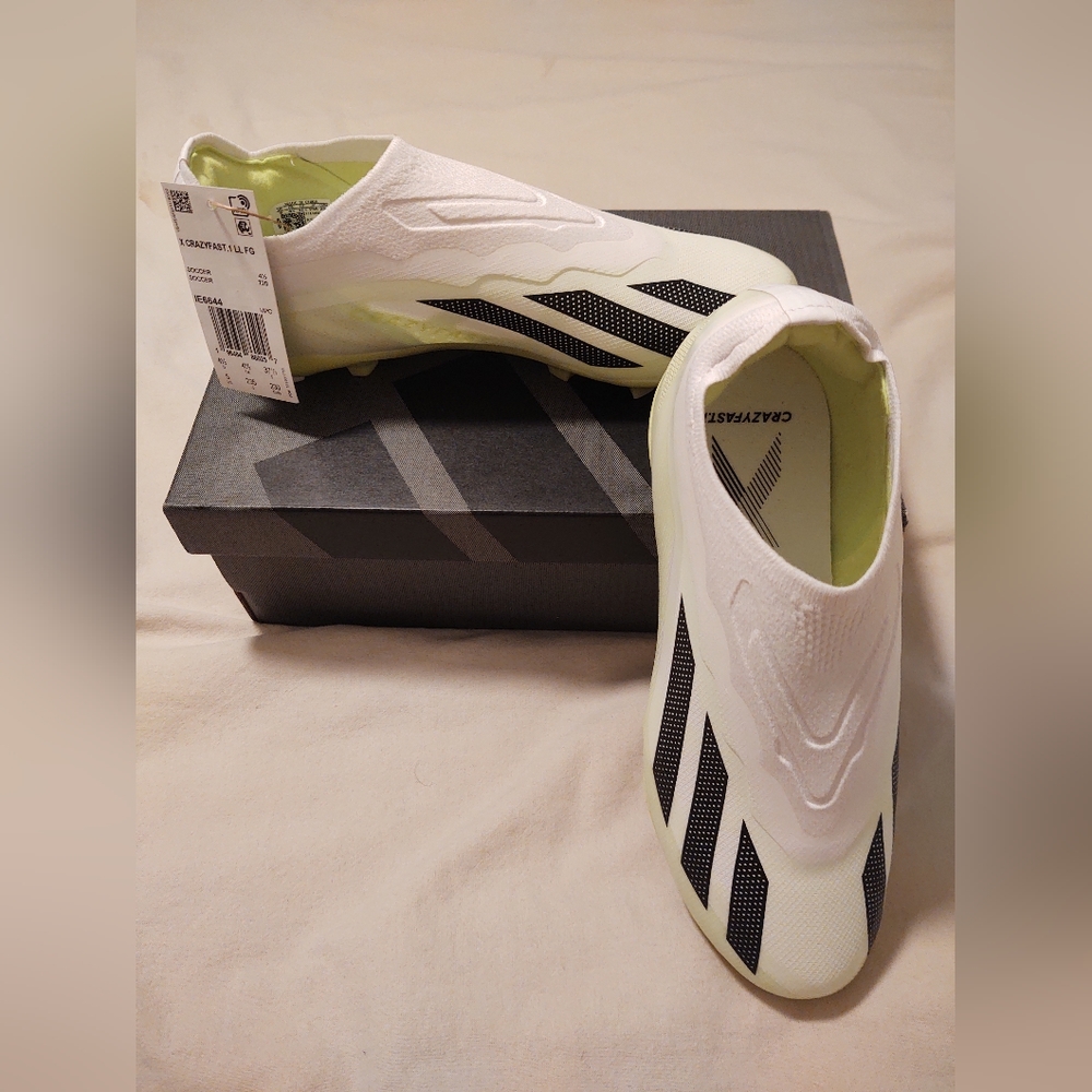 Adidas X Crazyfast.1 LL FG Junior Soccer Cleats. Size 5. BNWB.